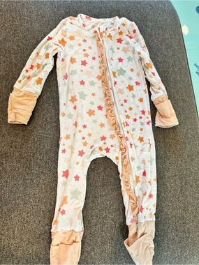 🤑EU PatPat Star Print Sleep & Play Footed Romper🤑